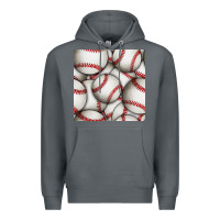 Rock baseball seamless pattern Premium Hoodie - BundleAndBundleShop