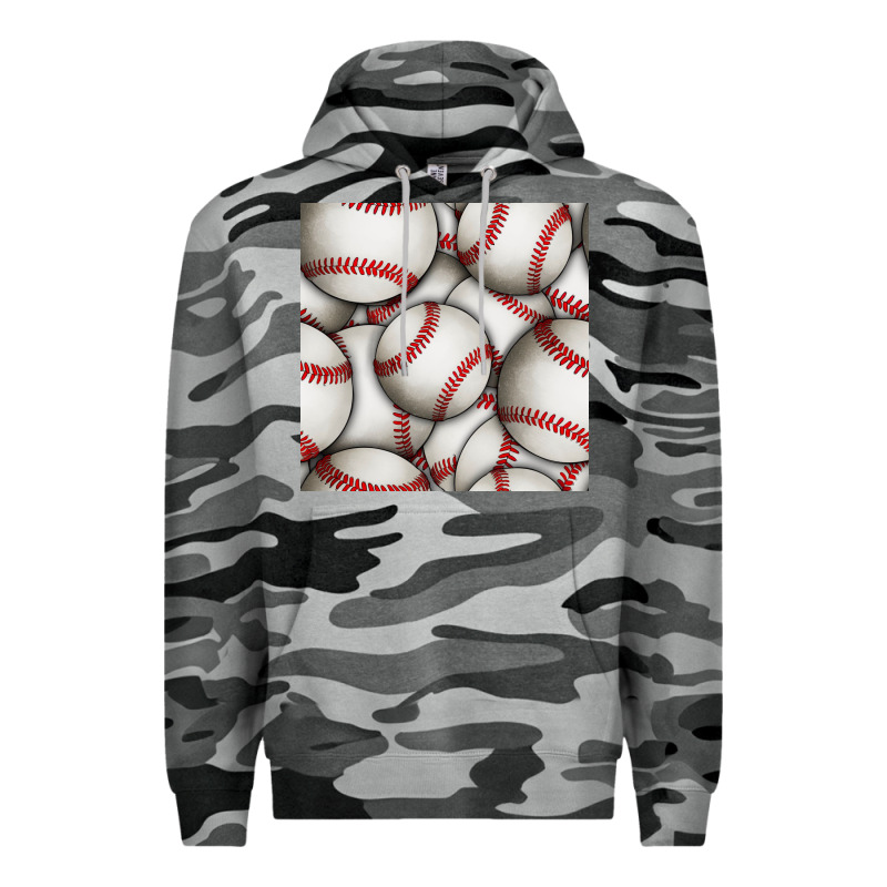 Baseball Seamless Pattern Premium Hoodie by BundleAndBundleShop | Teevron