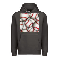 Smoke baseball seamless pattern Premium Hoodie - BundleAndBundleShop