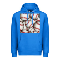 True Royal baseball seamless pattern Premium Hoodie - BundleAndBundleShop