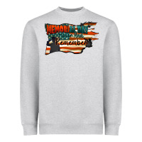 Heather Grey Memorial Day honor and remember Heavyweight Sweatshirt - FaDigitalArtStudio
