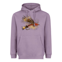 Lavender Fish Fly Heavyweight Hoodie - LillyAllenDesigns