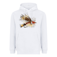 White Fish Fly Heavyweight Hoodie - LillyAllenDesigns