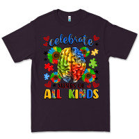 Plum celebrate neurodiversity Premium Tee - LillyAllenDesigns