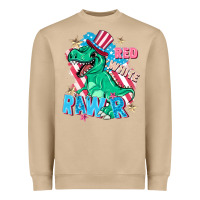 Mushroom Red white rawr Heavyweight Sweatshirt - FaDigitalArtStudio