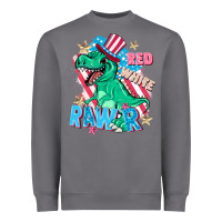 Storm Red white rawr Heavyweight Sweatshirt - FaDigitalArtStudio