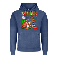 Vintage Denim santa's favorite lvn Vintage Hoodie - texasbilliewilder