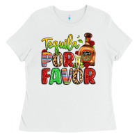 White tequila por favor Ladies Tee - LillyAllenDesigns