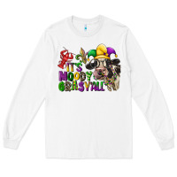 White its moody gras yall Long Sleeve Tee - CowGirlArtShop