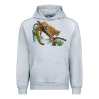 Heather Grey florida panther Urban Hoodie - BarkalooDesign