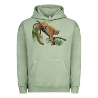 Pigment Oil Green florida panther Urban Hoodie - BarkalooDesign