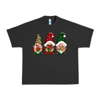 Pigment Black Christmas gnomes Urban Heavy Tee - NancyCooperArtShop
