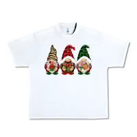 White Christmas gnomes Urban Heavy Tee - NancyCooperArtShop