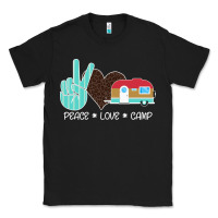 Black Peace Love Camp Classic Tee - Bettercallsaul