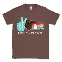 Chestnut Peace Love Camp Classic Tee - Bettercallsaul