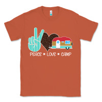 Copper Peace Love Camp Classic Tee - Bettercallsaul