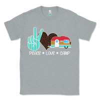 Heather Grey Peace Love Camp Classic Tee - Bettercallsaul