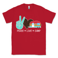 Red Peace Love Camp Classic Tee - Bettercallsaul