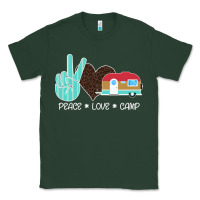 Sports Green Peace Love Camp Classic Tee - Bettercallsaul