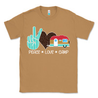 Toasted Coconut Peace Love Camp Classic Tee - Bettercallsaul