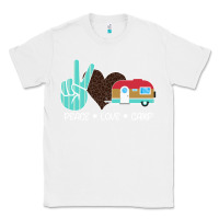 White Peace Love Camp Classic Tee - Bettercallsaul