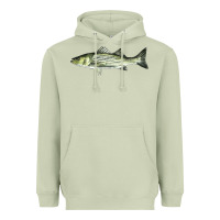 Matcha Striped Bass Heavyweight Hoodie - LillyAllenDesigns