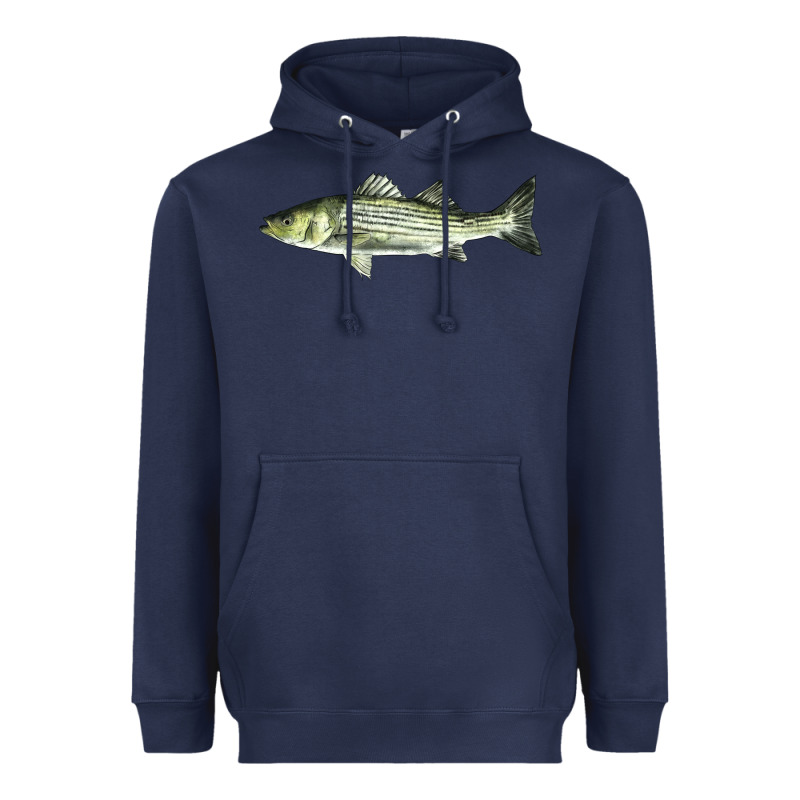 Striped Bass Heavyweight Hoodie by LillyAllenDesigns | Teevron