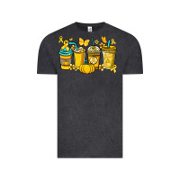Vintage Black Childhood Cancer coffee cups yellow ribbon Vintage Tee - NancyCooperArtShop