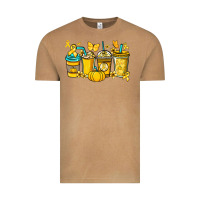 Vintage Camel Childhood Cancer coffee cups yellow ribbon Vintage Tee - NancyCooperArtShop