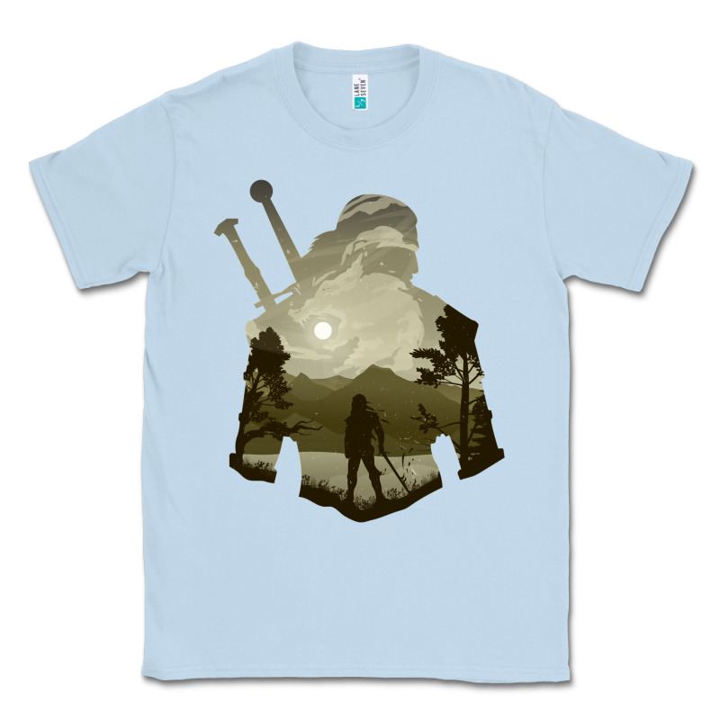 The Witcher Geralt Hero Sword Companion Minima List Illusion Art Classic Tee by tuanDangUi | Teevron