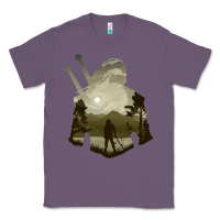 Lavender the witcher geralt hero sword companion minima list illusion art Classic Tee - tuanDangUi