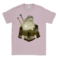 Lilac the witcher geralt hero sword companion minima list illusion art Classic Tee - tuanDangUi
