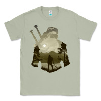Matcha the witcher geralt hero sword companion minima list illusion art Classic Tee - tuanDangUi