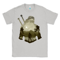 Moon Dust the witcher geralt hero sword companion minima list illusion art Classic Tee - tuanDangUi