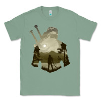 Sage the witcher geralt hero sword companion minima list illusion art Classic Tee - tuanDangUi