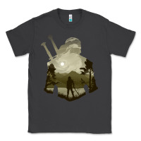 Smoke the witcher geralt hero sword companion minima list illusion art Classic Tee - tuanDangUi