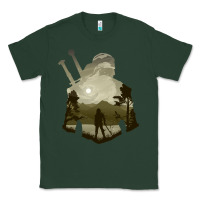 Sports Green the witcher geralt hero sword companion minima list illusion art Classic Tee - tuanDangUi
