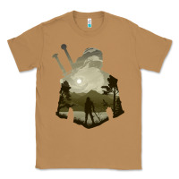 Toasted Coconut the witcher geralt hero sword companion minima list illusion art Classic Tee - tuanDangUi