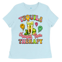 Baby Blue tequila cheaper than therapy Ladies Tee - LillyAllenDesigns