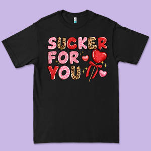 Lovethemed Typography With Heart Lollipop Premium Tee Designed By Lillyallendesigns
