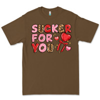 Cacao lovethemed typography with heart lollipop Premium Tee - LillyAllenDesigns