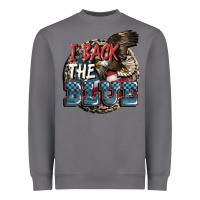 Storm I back the blue Heavyweight Sweatshirt - FaDigitalArtStudio