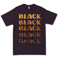 Plum typography variations in animal and glitter textur Premium Tee - LillyAllenDesigns