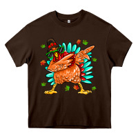 Chocolate Brown turkey Heavy Core Tee - MaliasSmallBusiness