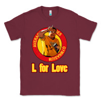 Burgundy l for love Classic Tee - tuanDangUi