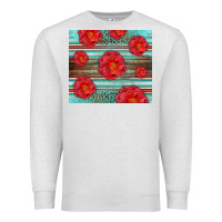 Oatmeal Heather Western Roses Premium Sweatshirt - LillyAllenDesigns