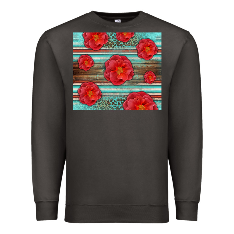 Western Roses Premium Sweatshirt by LillyAllenDesigns | Teevron