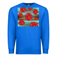 True Royal Western Roses Premium Sweatshirt - LillyAllenDesigns