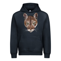Navy florida panther  face Urban Hoodie - BarkalooDesign