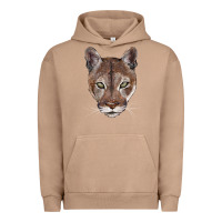 Pigment Burro florida panther  face Urban Hoodie - BarkalooDesign